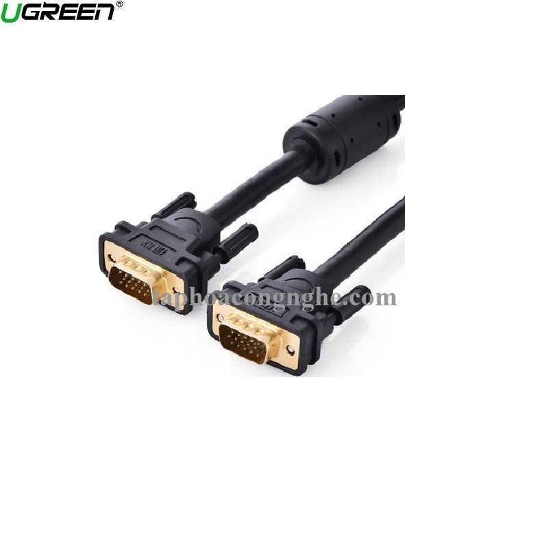 Ugreen 11639 25m Cáp tín hiệu VGA hỗ trợ HD Full HD VG101 30011639